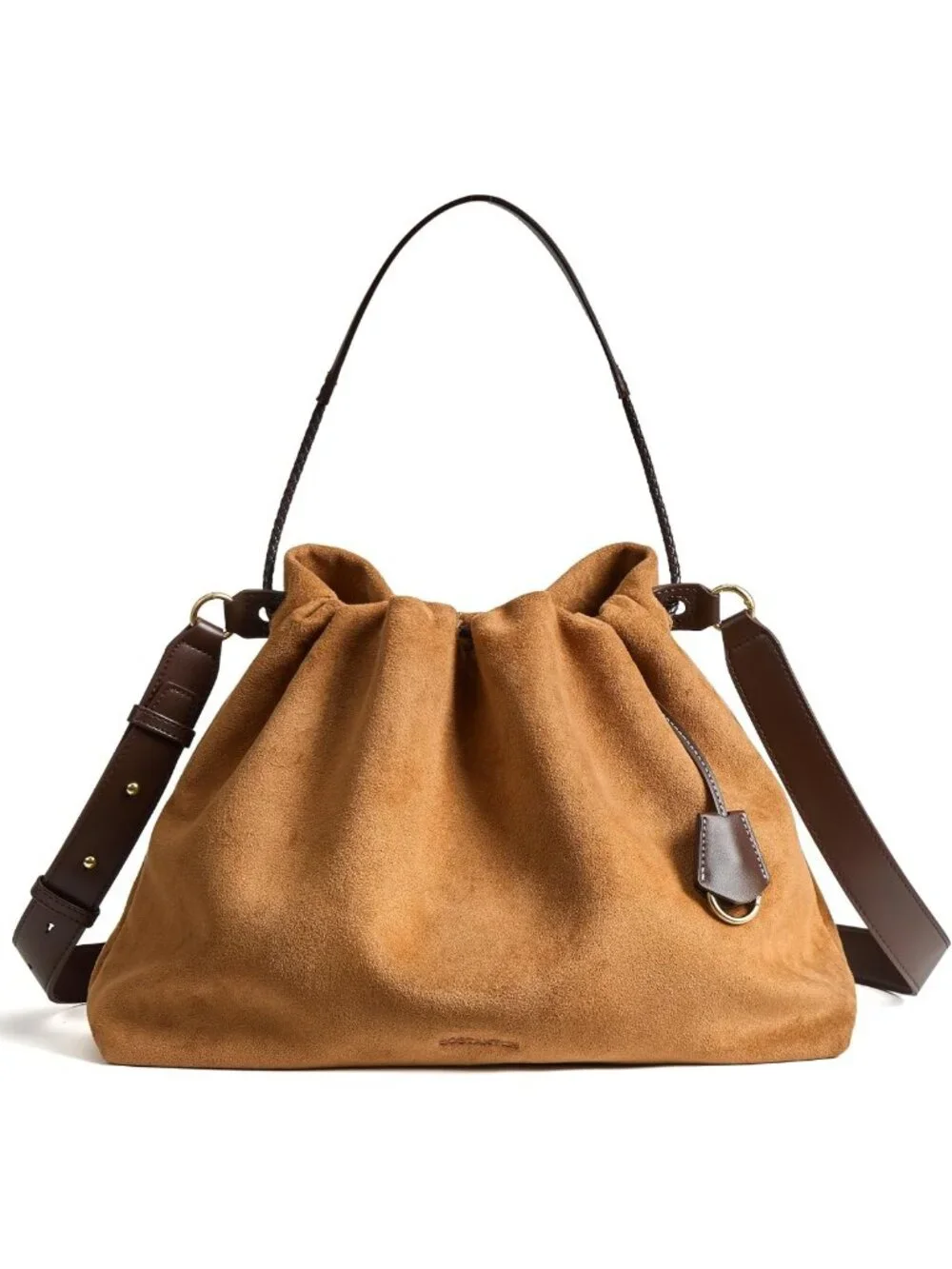 Slouchy Hobo Bag for Women - Soft Drawstring Shoulder Handbag & Crossbody Purse